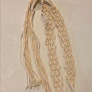 Belt that Boho w/Macrame! NWOT